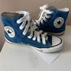 Converse Blue and White High-Top Sneaker